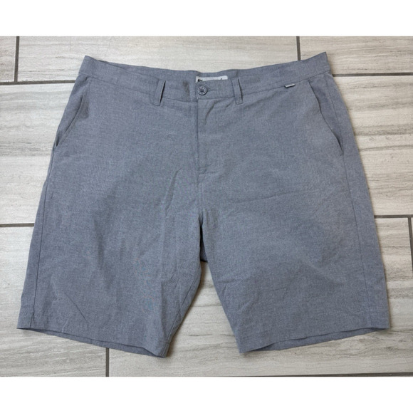 Travis Mathew Lot 2 pair Golf Shorts Men's size 40 Heathered Gray & Black - Picture 1 of 12